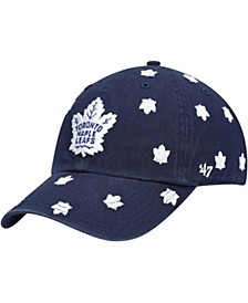 Women's '47 Blue Toronto Maple Leafs Confetti Clean Up Logo Adjustable Hat