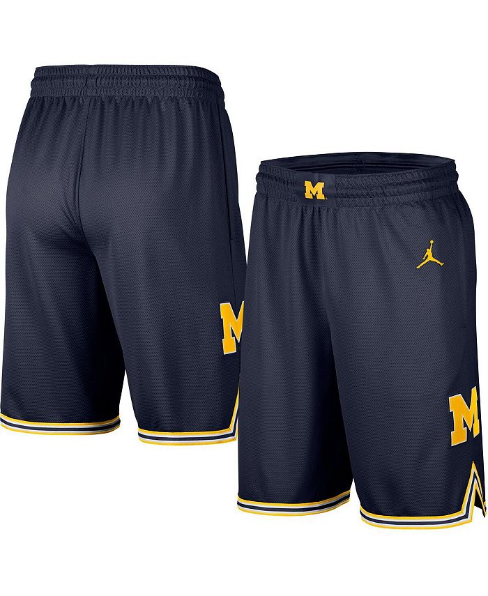 Men's Jordan Brand Navy Michigan Wolverines Basketball Pullover Hoodie