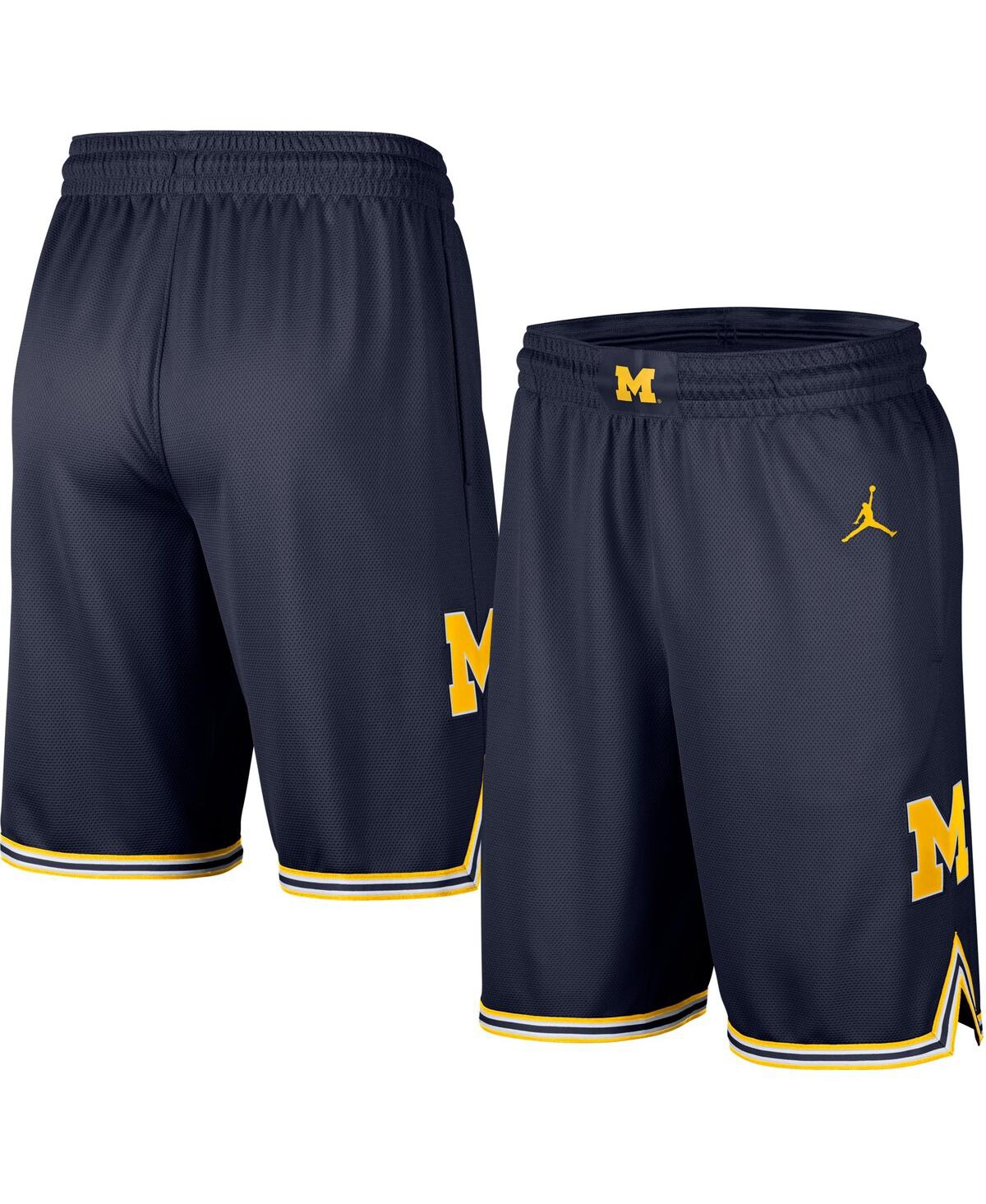 Men's Jordan Navy Michigan Wolverines Limited Basketball Shorts - Navy