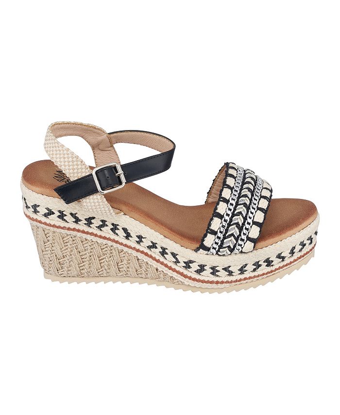 GC Shoes Women's Cheri Platform Wedge Sandals - Macy's
