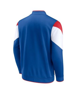 Men's Royal Philadelphia 76ers League Best Performance Full-Zip Jacket