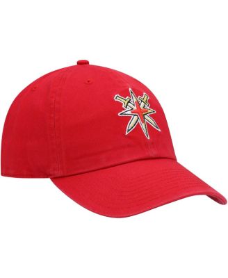 Men's '47 Red Vegas Golden Knights Clean Up Adjustable Hat