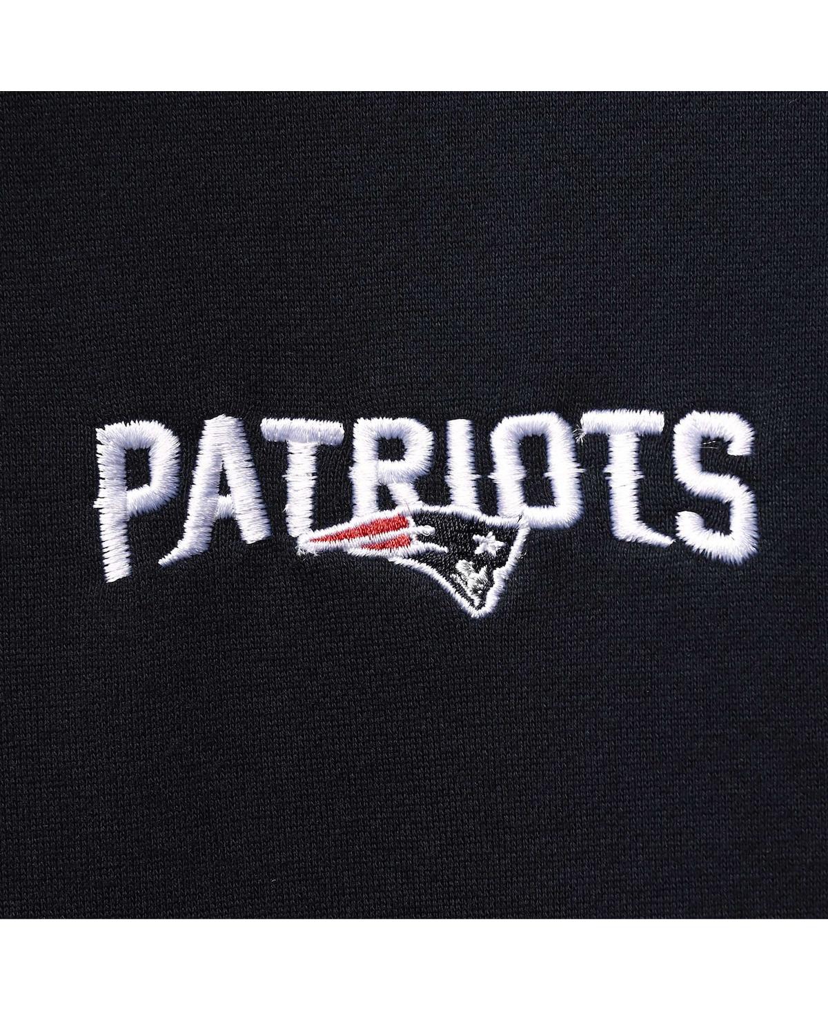 DUNBROOKE MEN'S DUNBROOKE NAVY NEW ENGLAND PATRIOTS CRAFTSMAN THERMAL-LINED FULL-ZIP HOODIE 