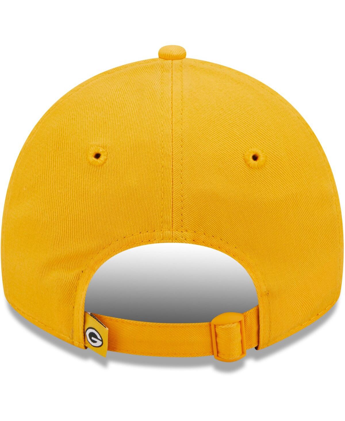 Women's New EraGreen Bay Packers Core Classic 2.0 9Twenty Adjustable Hat - Gold