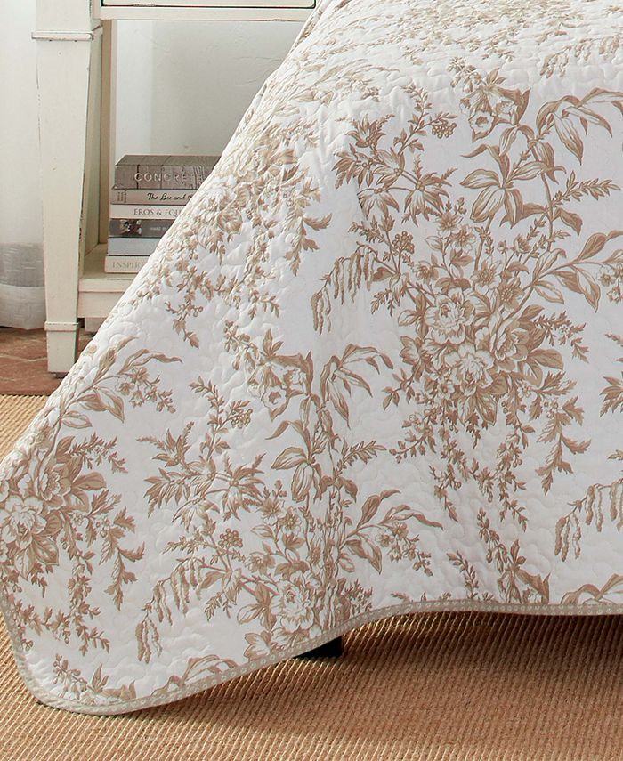 Laura Ashley Bedford Quilt Set, Twin & Reviews Home Macy's
