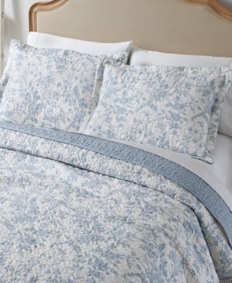 Amberley Cotton Reversible 2-Pc. Quilt Set, Twin