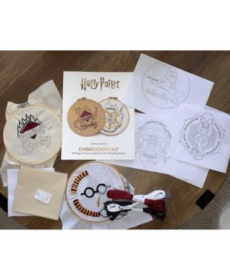 Harry Potter Embroidery by Deborah Wilding