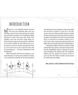 The Nightmare Before Christmas Tarot Deck and Guidebook by Minerva Siegel