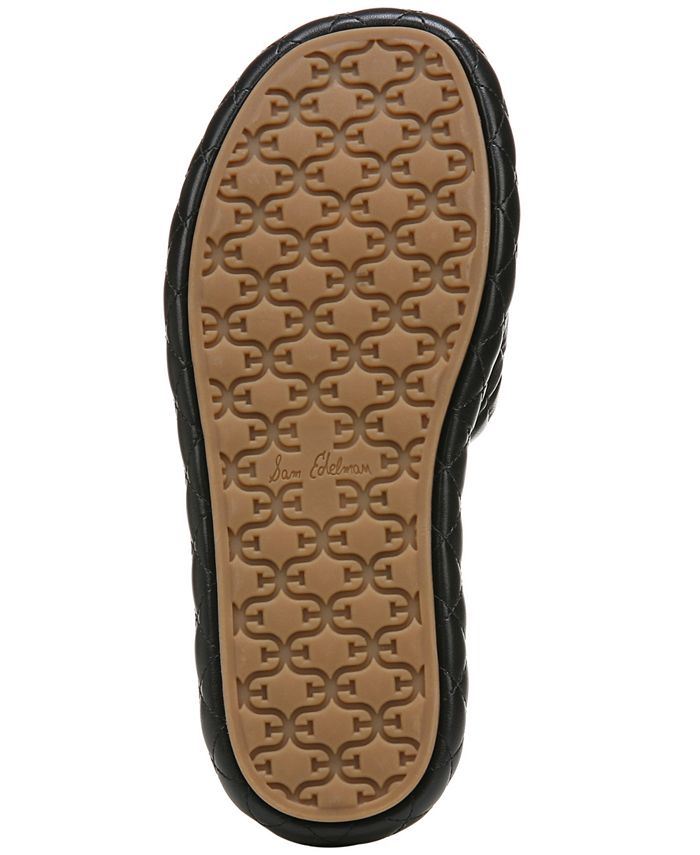 Sam Edelman Women's Karinda Quilted Emblem Slide Sandals & Reviews
