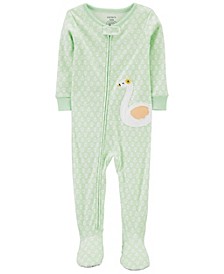Baby Girls One-Piece Snug Fit Footie Pajama