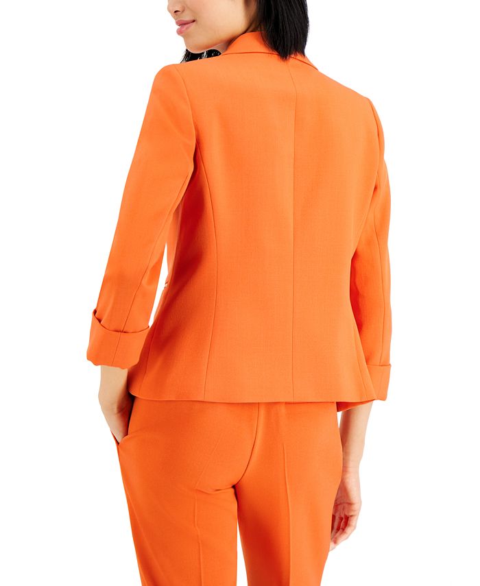 Kasper Women's NotchedCollar Turnlock Jacket Macy's