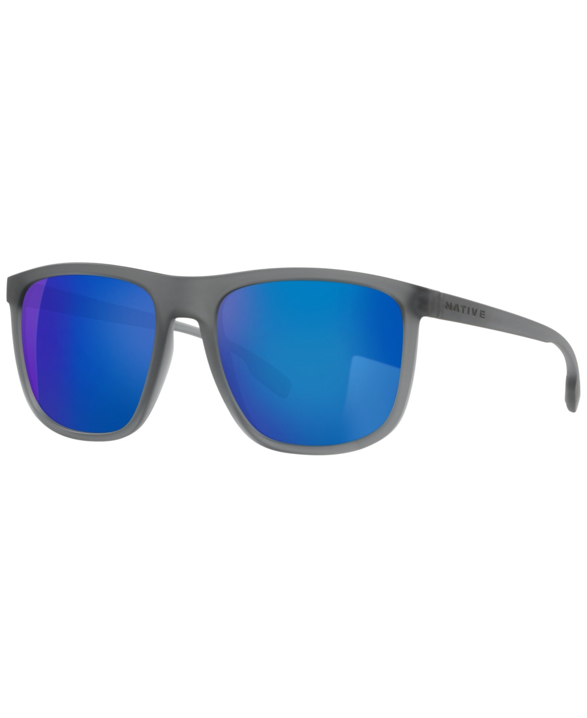 Native Unisex Polarized Sunglasses, XD9036 Mesa 57 - Matte Smoke Crystal