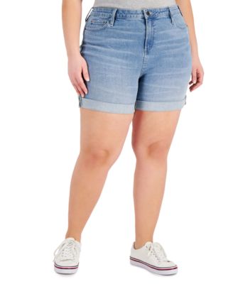 Tommy Hilfiger - TH Flex Plus Size 5" Denim Shorts