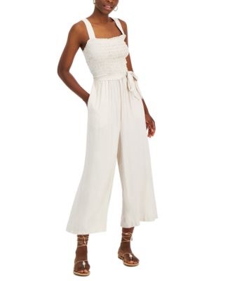 womens white jumpsuit macy's