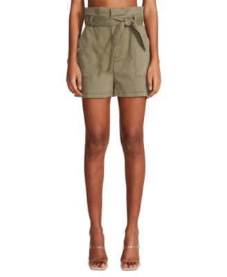 womens canvas cargo shorts