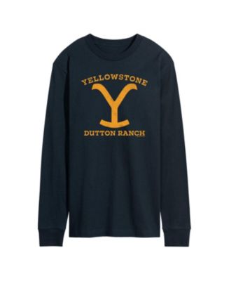 AIRWAVES Men's Yellowstone Dutton Ranch Y Long Sleeve T-shirt - Macy's