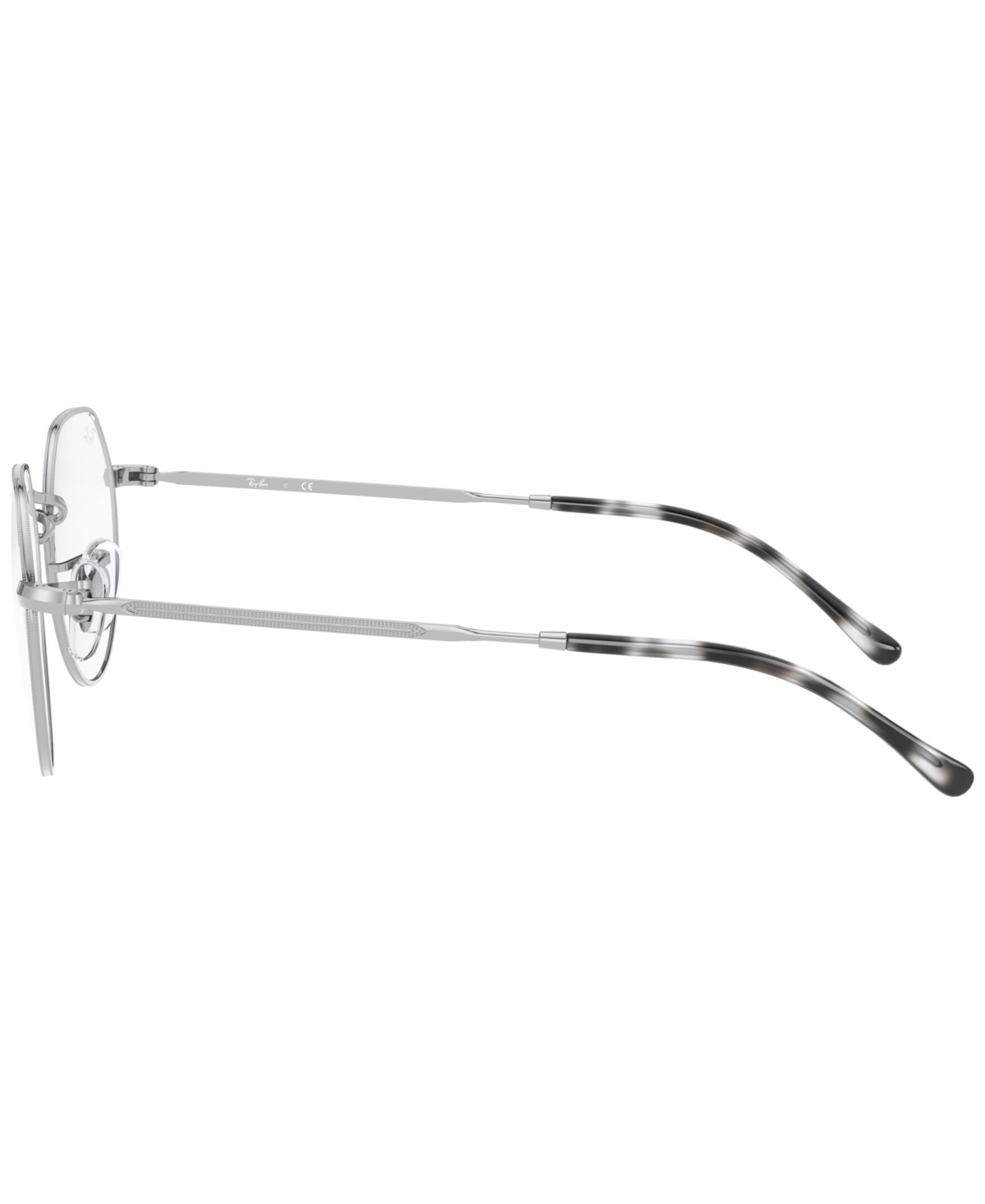 Ray Ban Rb6465 Jack Unisex Irregular Eyeglasses In Silver-tone
