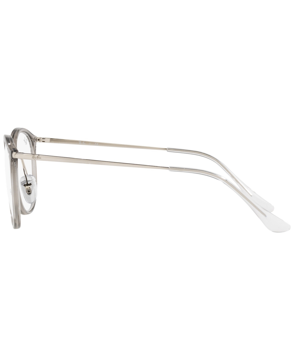 Ray Ban Rb7140 Women's Square Eyeglasses In Trasparent Gray