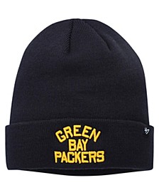 Men's Navy Green Bay Packers Legacy Cuffed Knit Hat