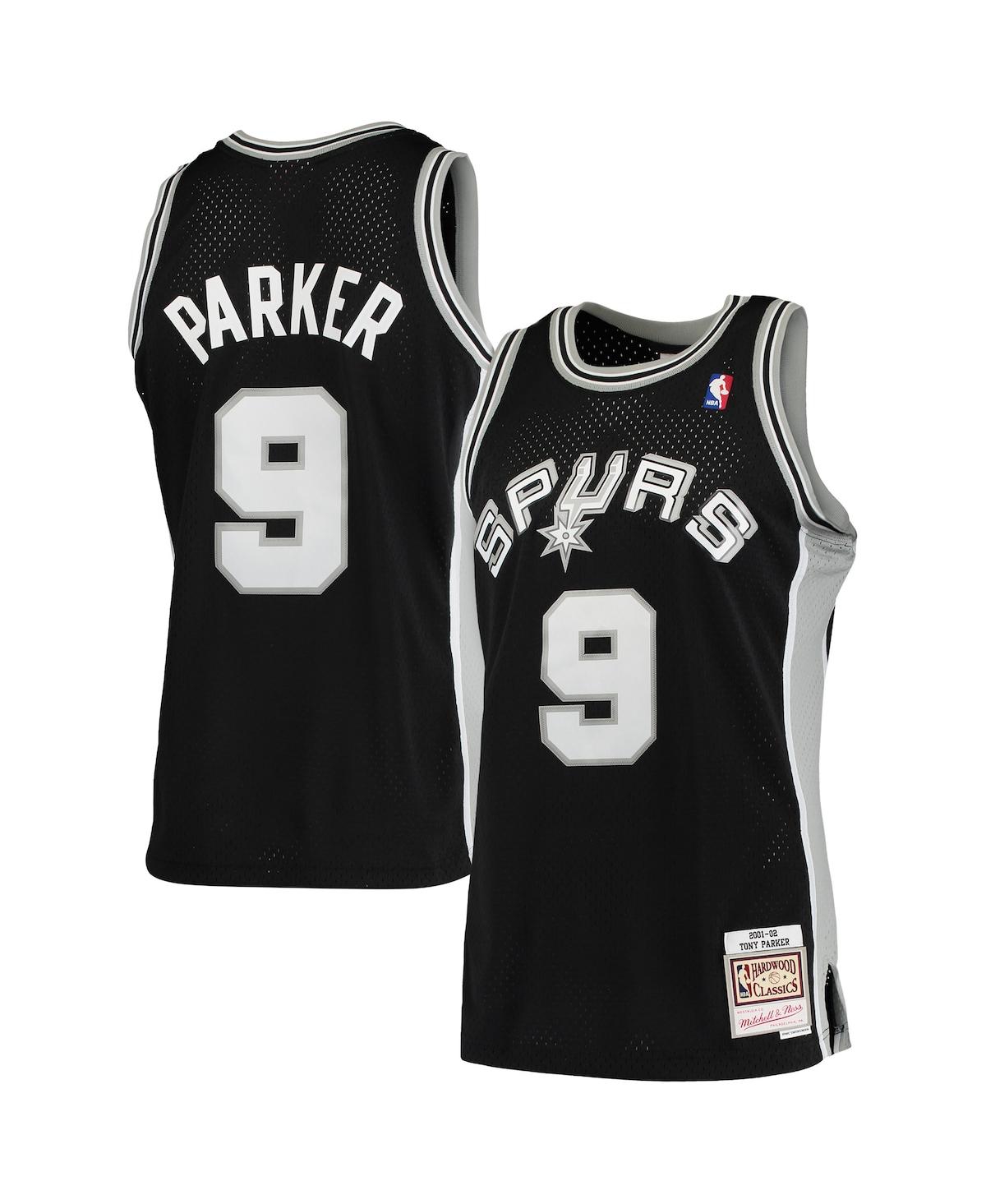 Mitchell & Ness San Antonio Spurs #9 Tony Parker black Swingman Jersey