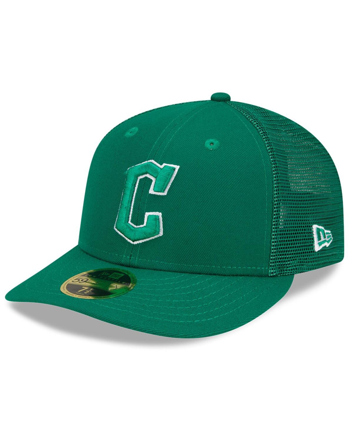 Men'sCleveland Guardians 2022 St. Patrick's Day On-Field Low Profile 59FIFTY Fitted Hat - Green