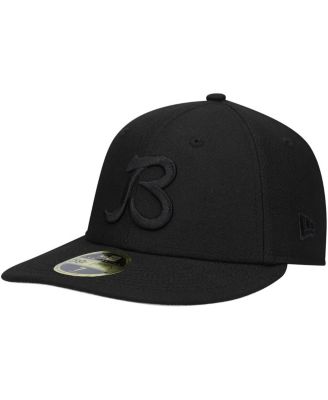 New Era Los Angeles Rams 59FIFTY II Fitted Hat - Men's Low Profile Black Alternate Logo Hat, Structured Fit