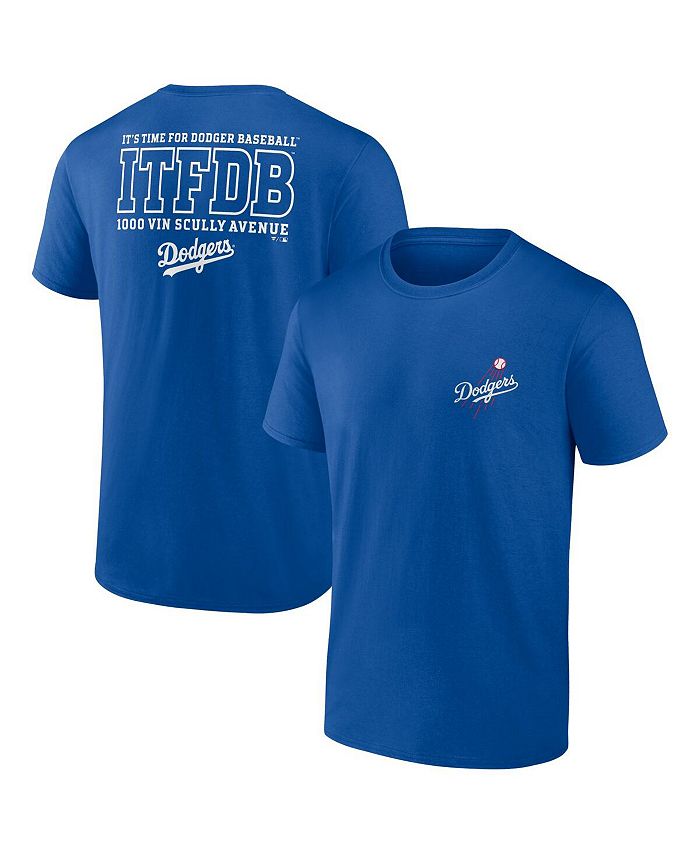 Fanatics Men's Royal Los Angeles Dodgers Iconic Bring It T-shirt - Macy's