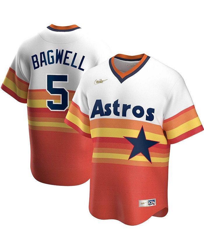 Men's Nike Jeff Bagwell White Houston Astros Home Cooperstown Collection  Logo Player Jersey