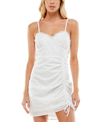 Speechless Juniors' Cotton Eyelet 