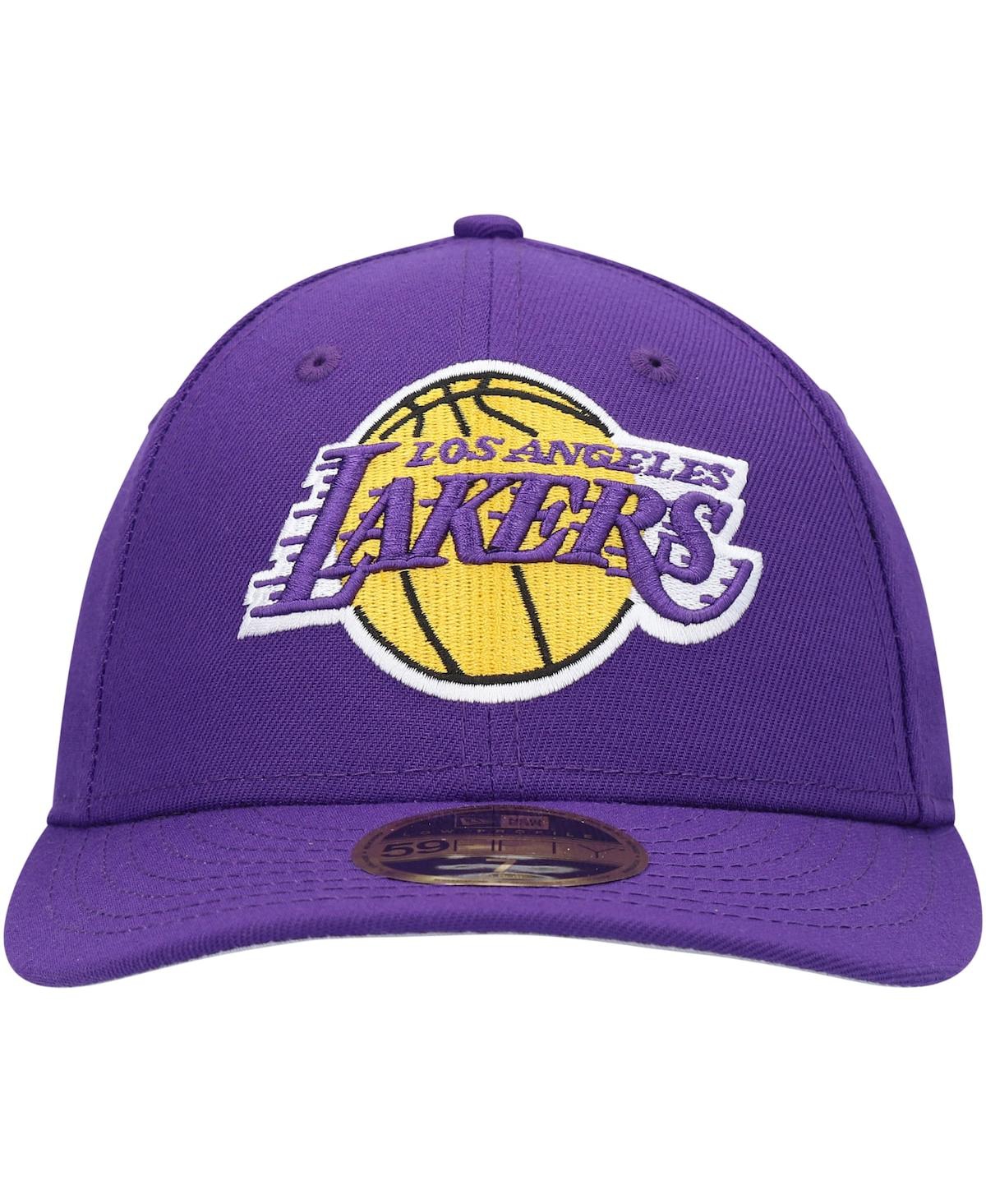 Men'sLos Angeles Lakers Team Low Profile 59FIFTY Fitted Hat - Purple