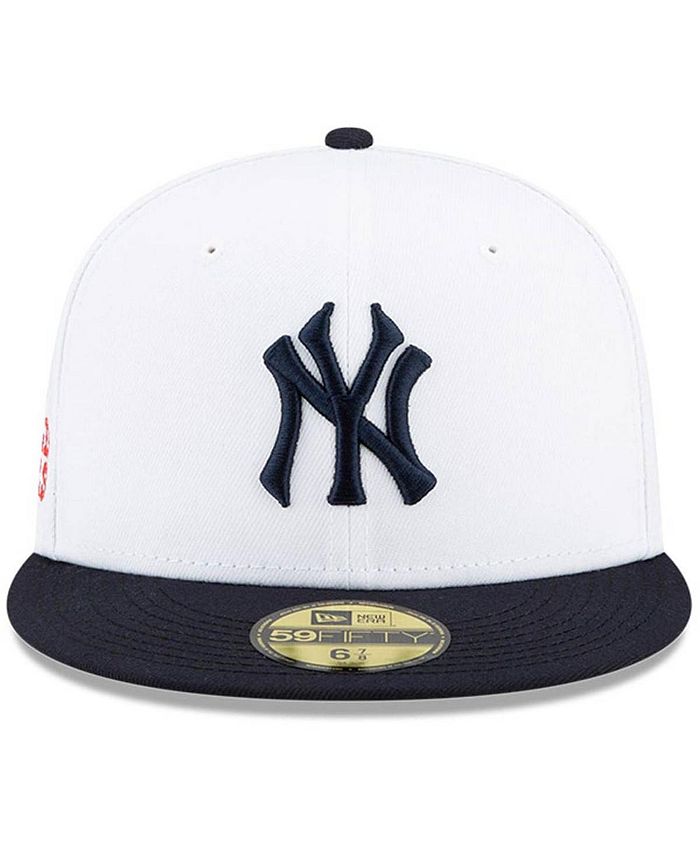New Era Men's White, Navy New York Yankees 1977 World Series TwoTone