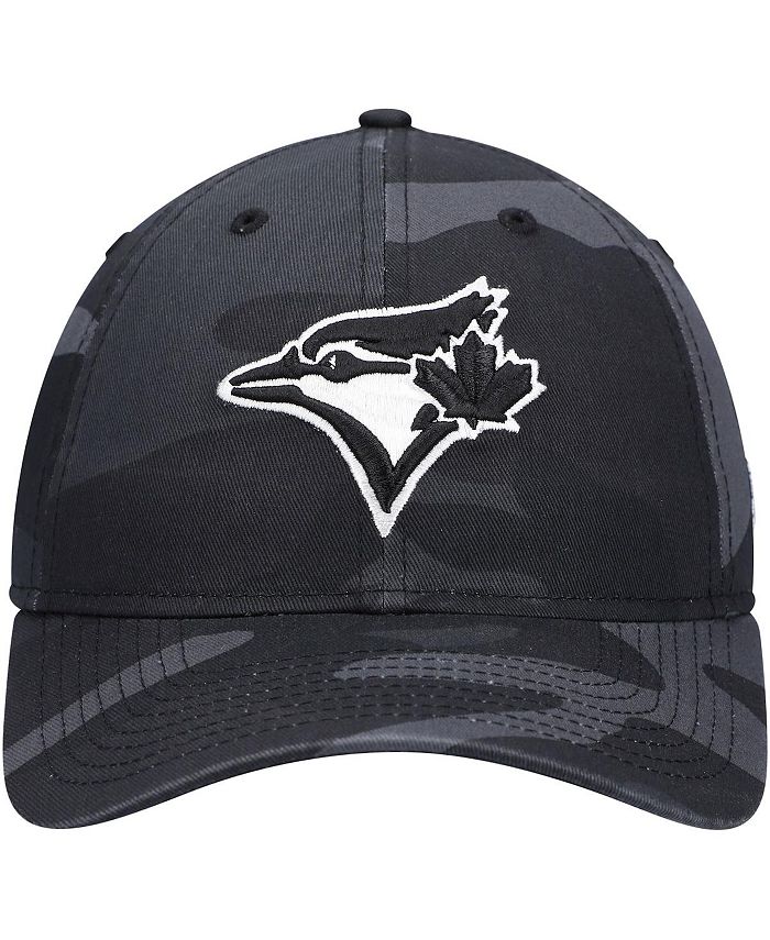 New Era Men's Graphite Toronto Blue Jays Midnight Camo Core Classic