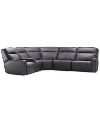 Furniture CLOSEOUT! Dextan Leather Sectional Collection, Created for Macy's