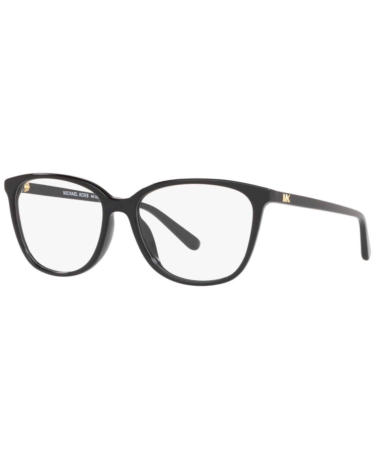 Женские очки Michael Kors Woman Rectangle Plastic MK4067U Santa Clara Eyeglasses, цвет: Чёрный — фото 1