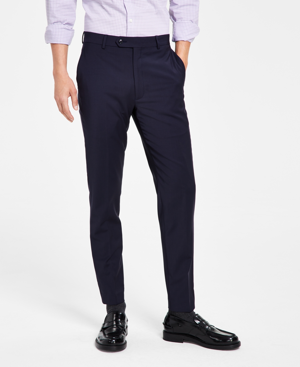 Men's Skinny-Fit Infinite Stretch Suit Pants - Navy