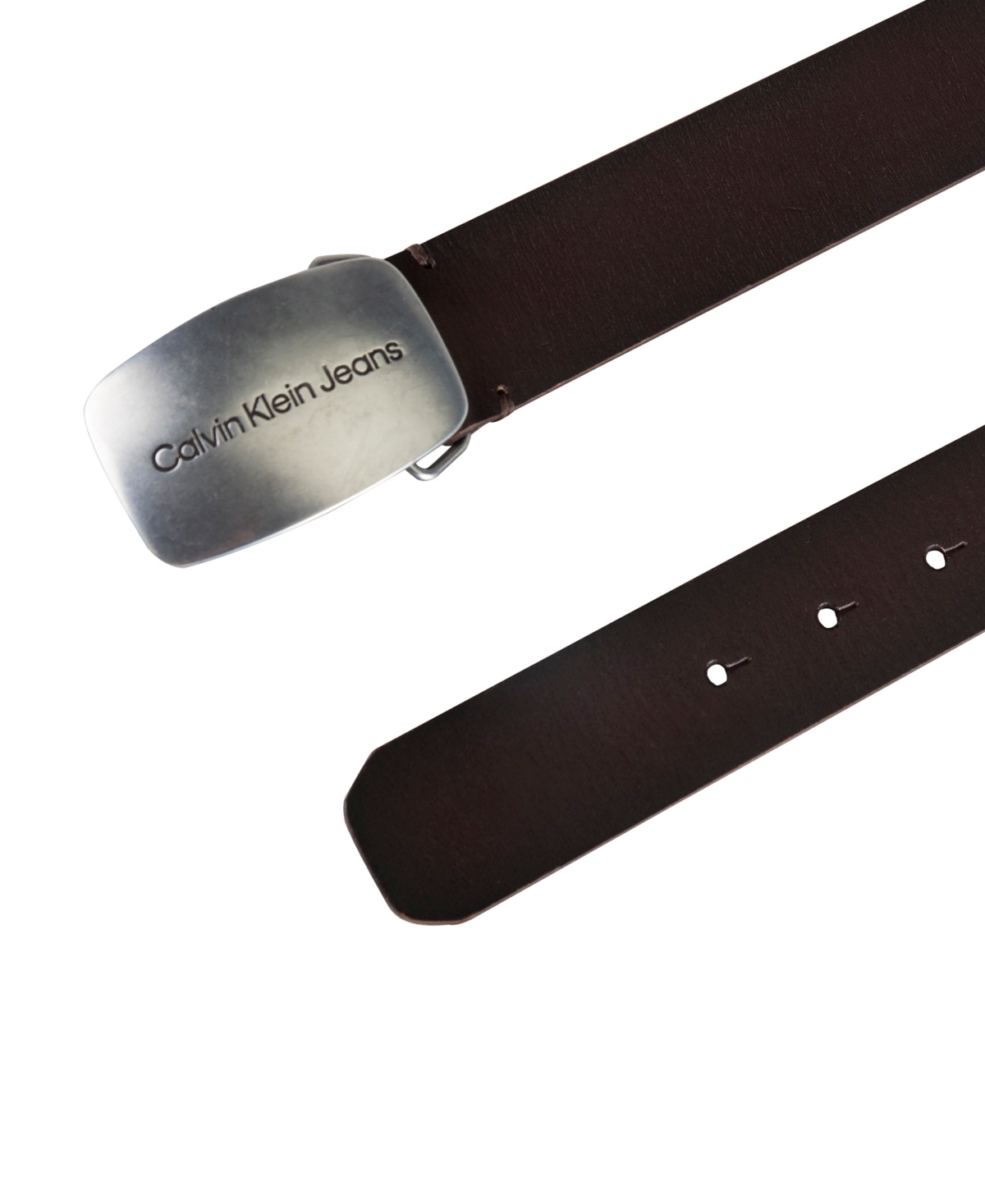 Calvin Klein Women's Jeans Casual Plaque Buckle Belt
