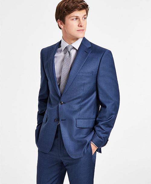 alfani Calvin Klein Men's Slim-Fit Wool-Blend Stretch Suit Jackets - CLOSE OUT Men's Fashion & Accessories