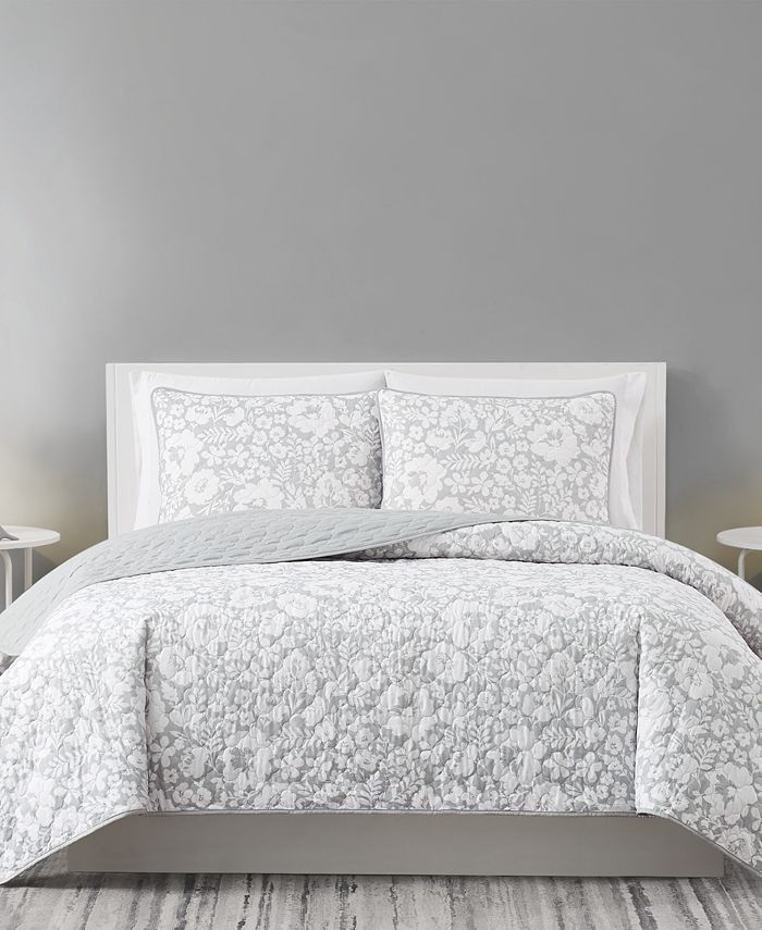 Truly Soft Kiki Blue Quilt Set, King Macy's