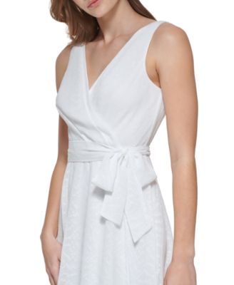 DKNY Faux-Wrap Dress