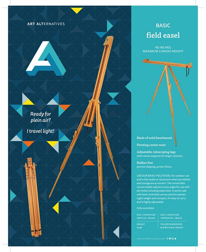Art Alternatives Basic Field Easel Macy's