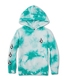 Little Boys Iconic Stone Pullover Hoodie