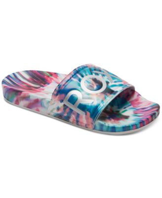 Roxy - Women's Slippy Printed Slide Sandals