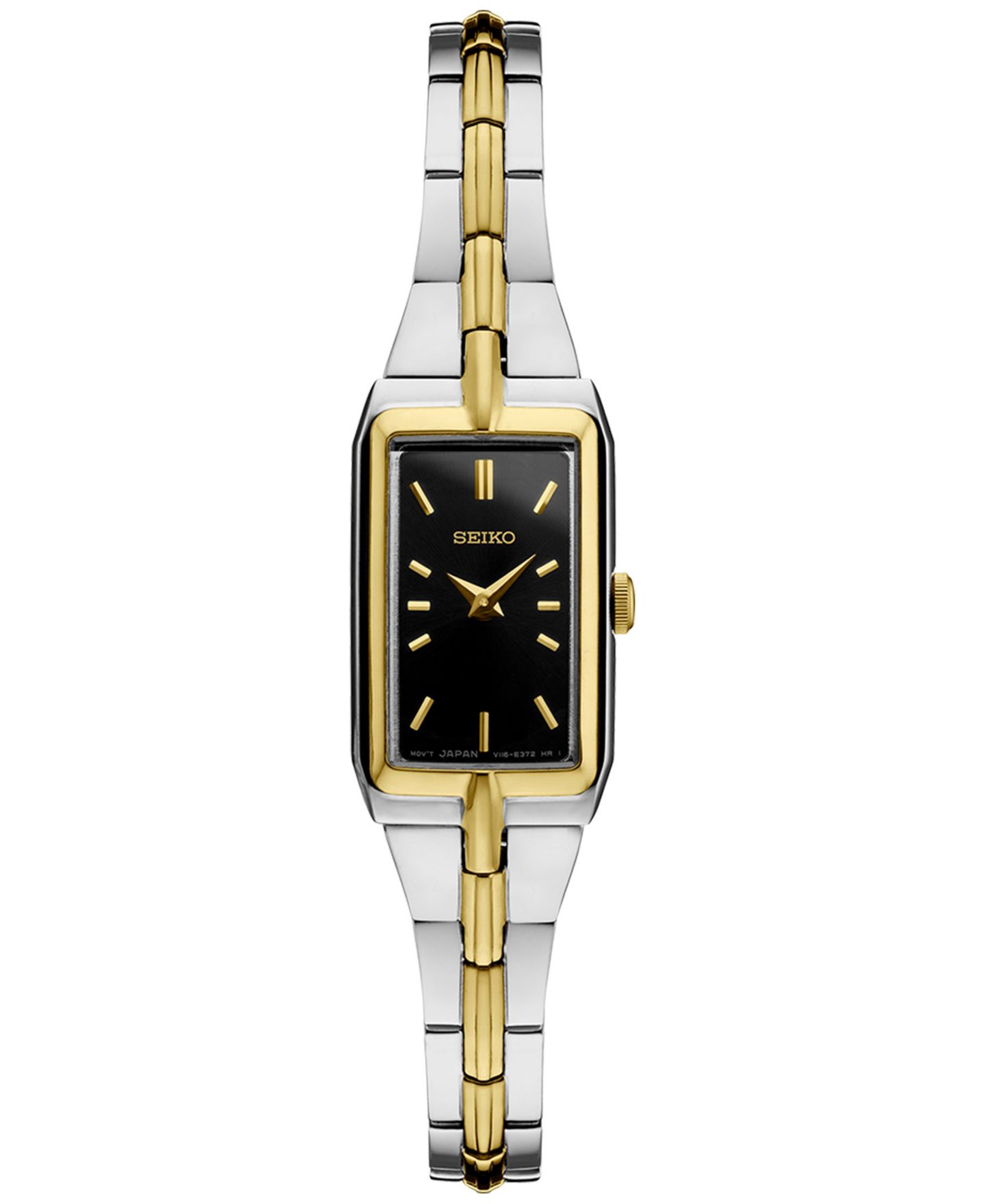 Женские часы Seiko Essential Two Tone Stainless Steel Bracelet Watch 15mm — фото 1
