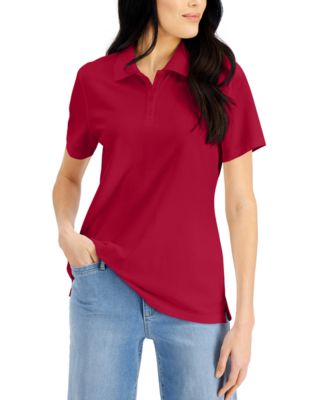 Red Polo Women's Petite Tops - Macy's