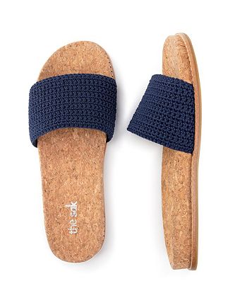 The Sak Women's Mendocino Crochet Slide Sandals & Reviews 