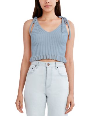 BCBGeneration - Women's Tie-Strap Knit Tank