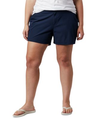 womens plus knit shorts