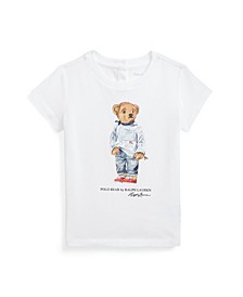 Baby Girls Polo Bear Jersey T-shirt