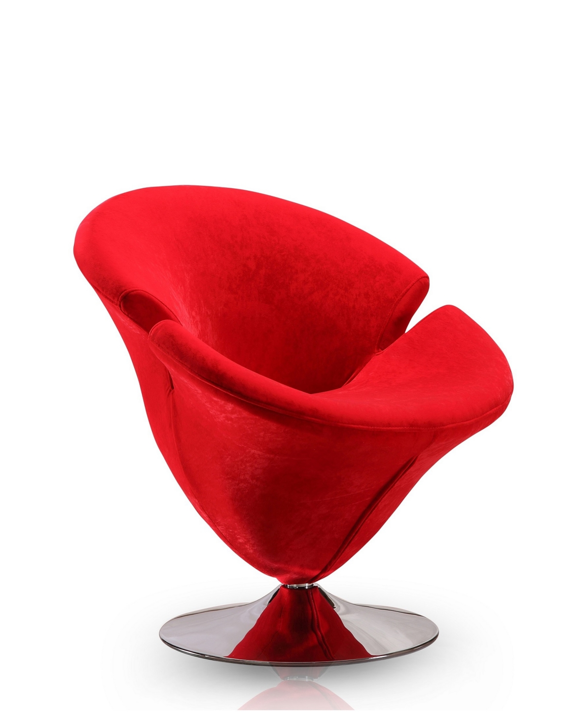 MANHATTAN COMFORT TULIP SWIVEL ACCENT CHAIR