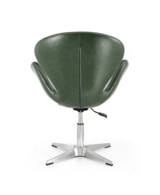 Raspberry Adjustable Upholstered Swivel Chair